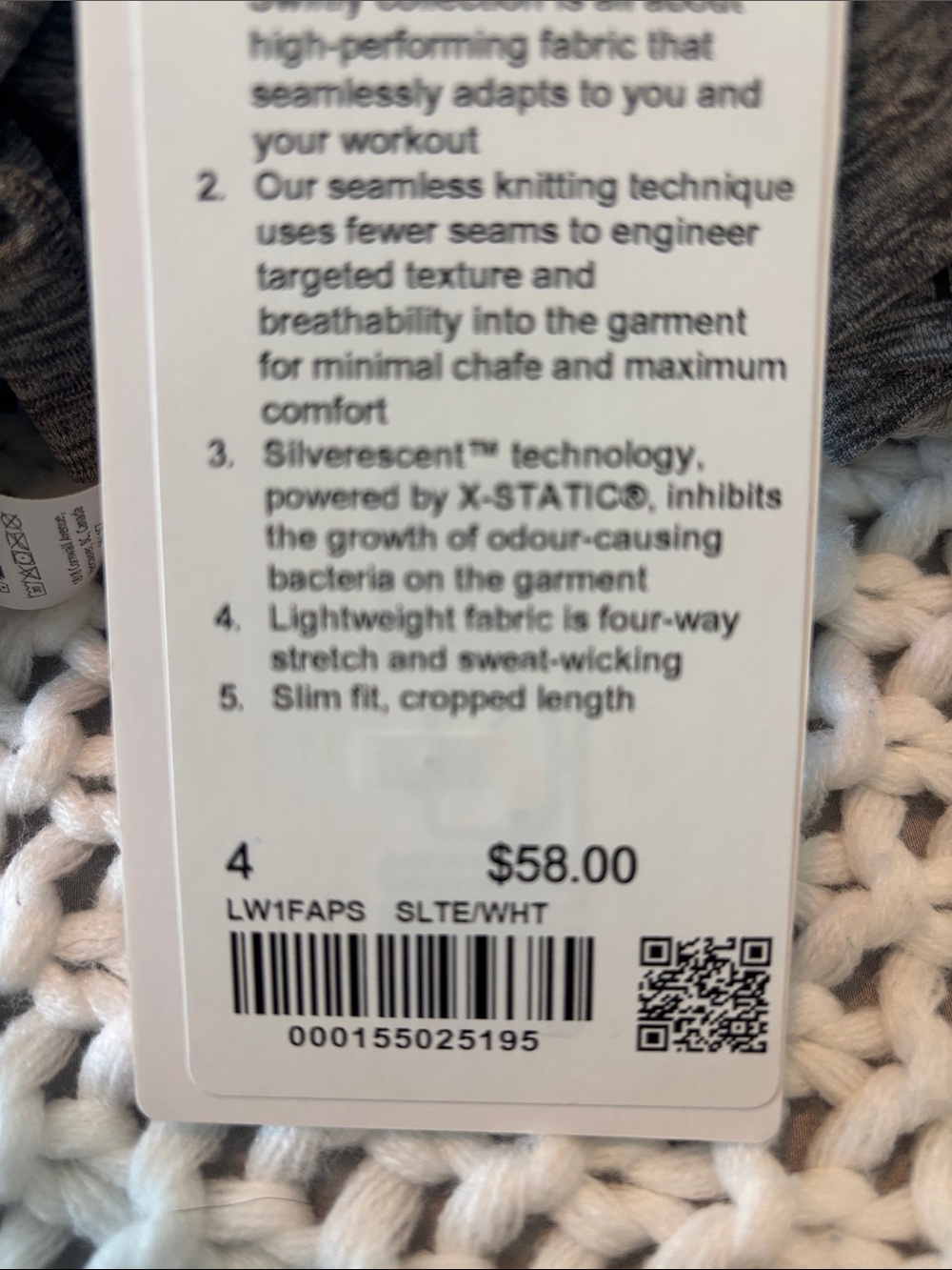 lululemon Gray Heather Racerback Tank - Picture 4 of 4